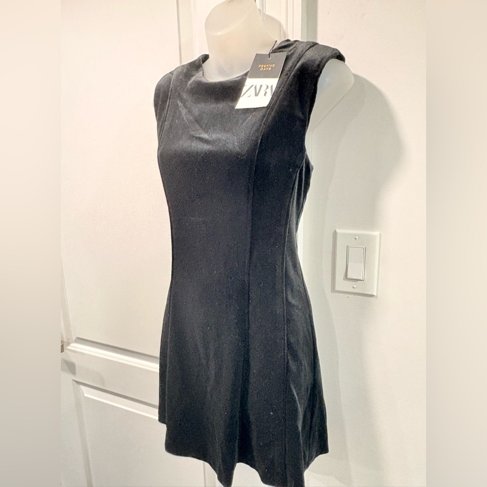 Zara Chic Black Mini Dress